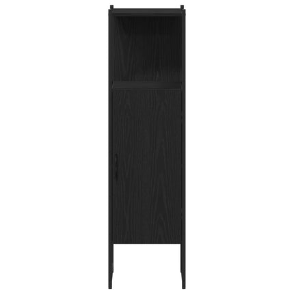 Badkamermeubel Set 4 St Zwart 33 X 33 X 185,5 Cm Bewerkt Hout - XdropX