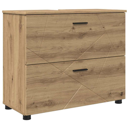 Badkamermeubel Set 5 St Artisan Eiken 35 X 30 X 192 Cm - XdropX