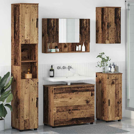 Badkamermeubel Set 5 St Artisan Eiken 35 X 30 X 192 Cm - XdropX