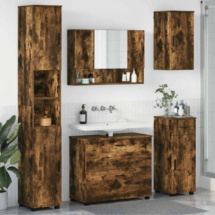 Badkamermeubel Set 5 St Artisan Eiken 35 X 30 X 192 Cm - XdropX