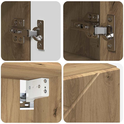 Badkamermeubel Set 5 St Artisan Eiken 35 X 30 X 192 Cm - XdropX