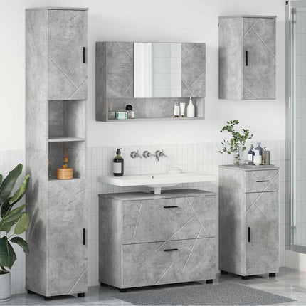 Badkamermeubel Set 5 St Artisan Eiken 35 X 30 X 192 Cm - XdropX