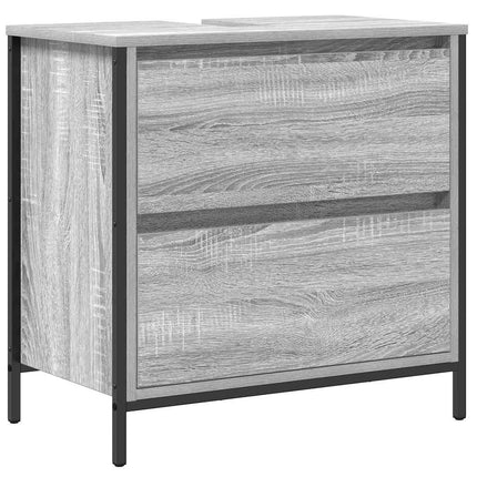 Badkamermeubel Set 5 St Grijs 36 X 35 X 165 Cm Bewerkt Hout - XdropX