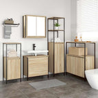 Sonoma eiken / Wasbak kast  wandkast  3 x badkamer kast