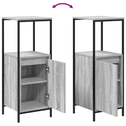 Badkamermeubel Set 5 St Grijs 36 X 35 X 165 Cm Bewerkt Hout - XdropX