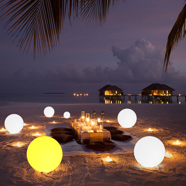 Outdoor LED Illuminated Globe Light Colorful Creative Lawn Lamp - XdropX