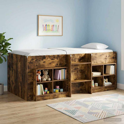 Bedkast Met Plank 2 St 66 X 33 X 48 Cm Bewerkt Hout - XdropX