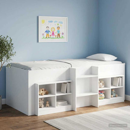 Bedkast Met Plank 2 St 66 X 33 X 48 Cm Bewerkt Hout - XdropX