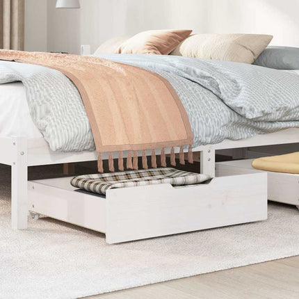 Bedlades 2 St 65X55X17 Cm Massief Grenenhout - XdropX