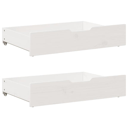 Bedlades 2 St 65X55X17 Cm Massief Grenenhout - XdropX