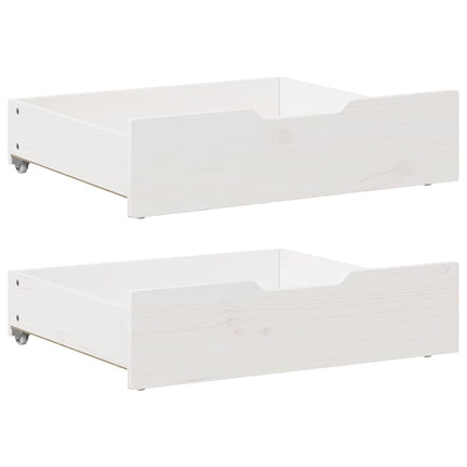 Bedlades 2 St 65X55X17 Cm Massief Grenenhout - XdropX