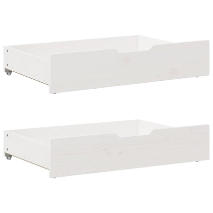 Bedlades 2 St 65X55X17 Cm Massief Grenenhout - XdropX