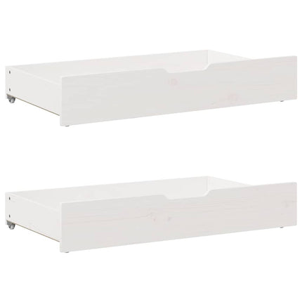 Bedlades 2 St 65X55X17 Cm Massief Grenenhout - XdropX