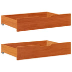 80 x 55 x 16 cm / Wasbruin