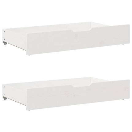 Bedlades 2 St 65X55X17 Cm Massief Grenenhout - XdropX