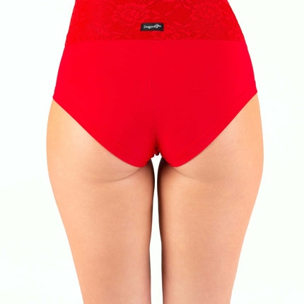 High-Waisted Lace Pole Shorts – Betty-1