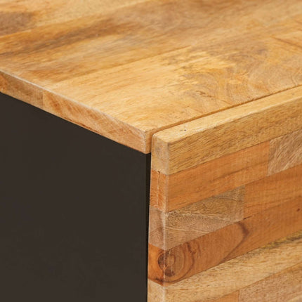 Bijzetkast Bruin 80 X 33 X 75 Cm Massief Mango Hout - XdropX