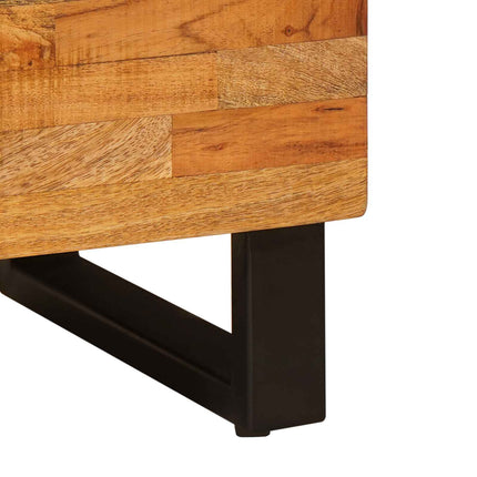 Bijzetkast Bruin 80 X 33 X 75 Cm Massief Mango Hout - XdropX