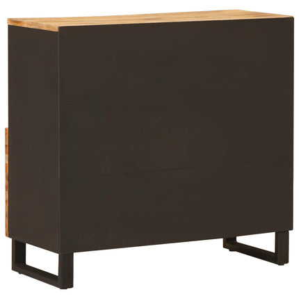 Bijzetkast Bruin 80 X 33 X 75 Cm Massief Mango Hout - XdropX