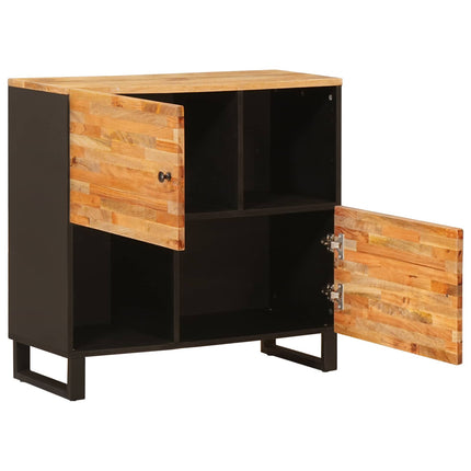 Bijzetkast Bruin 80 X 33 X 75 Cm Massief Mango Hout - XdropX