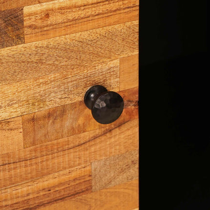 Bijzetkast Bruin 80 X 33 X 75 Cm Massief Mango Hout - XdropX