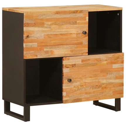 Bijzetkast Bruin 80 X 33 X 75 Cm Massief Mango Hout - XdropX