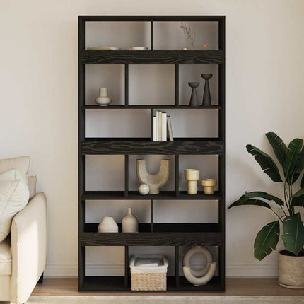 Boekenkast 15-Laags 100 X 33 X 93.75 Cm Bewerkt Hout - XdropX