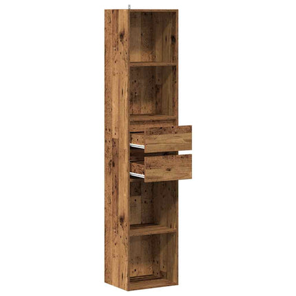 Boekenkast 36X30X171 Cm Bewerkt Hout Kleurig - XdropX