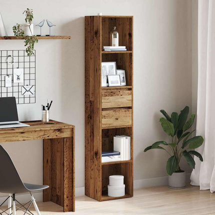 Boekenkast 36X30X171 Cm Bewerkt Hout Kleurig - XdropX