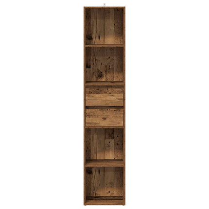 Boekenkast 36X30X171 Cm Bewerkt Hout Kleurig - XdropX