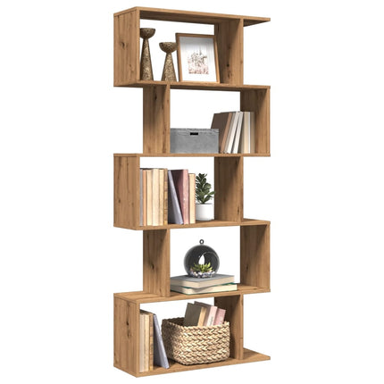 Boekenkast 6-Laags 70 X 24 X Bewerkt Hout - XdropX