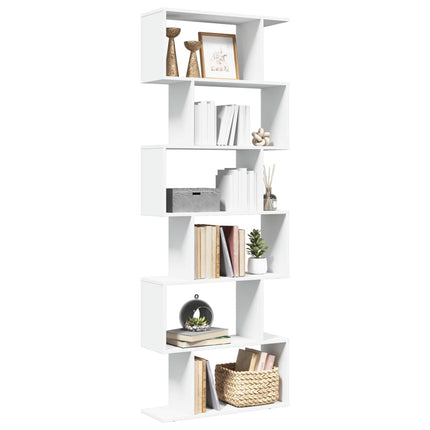 Boekenkast 6-Laags 70 X 24 X Bewerkt Hout - XdropX