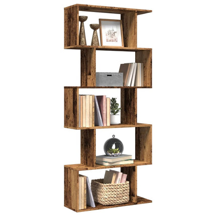 Boekenkast 6-Laags 70 X 24 X Bewerkt Hout - XdropX