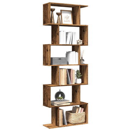 Boekenkast 6-Laags 70 X 24 X Bewerkt Hout - XdropX