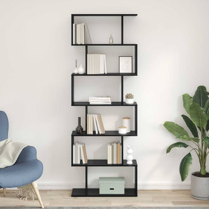 Boekenkast 6-Laags 70 X 24 X Bewerkt Hout - XdropX
