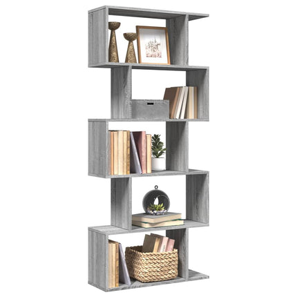 Boekenkast 6-Laags 70 X 24 X Bewerkt Hout - XdropX