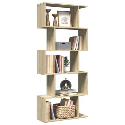 Boekenkast 6-Laags 70 X 24 X Bewerkt Hout - XdropX