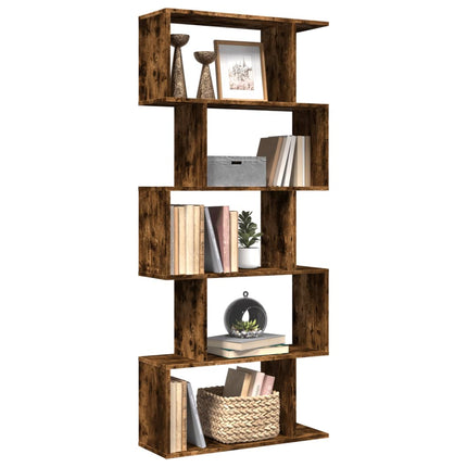 Boekenkast 6-Laags 70 X 24 X Bewerkt Hout - XdropX