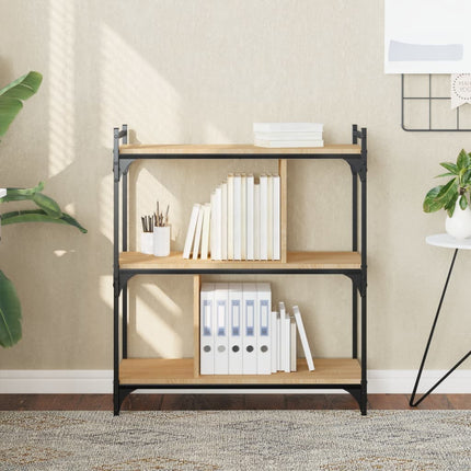 Boekenkast 6-Laags 76X32X Bewerkt Hout Kleur - XdropX