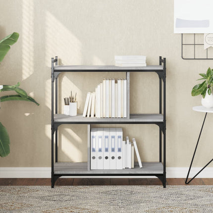 Boekenkast 6-Laags 76X32X Bewerkt Hout Kleur - XdropX