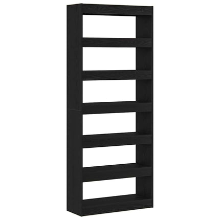Boekenkast 6-Laags 80 X 30 X 198 Cm Bewerkt Hout - XdropX
