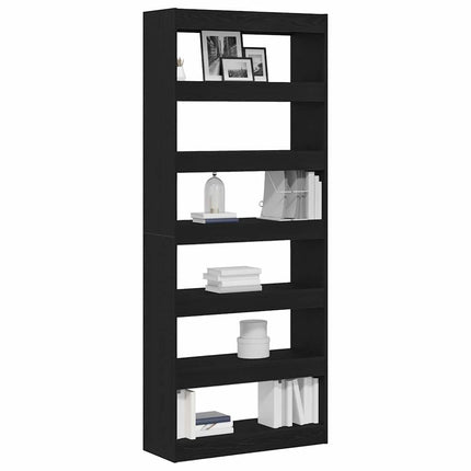 Boekenkast 6-Laags 80 X 30 X 198 Cm Bewerkt Hout - XdropX