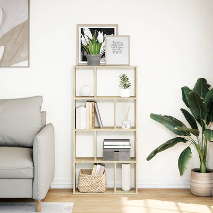 Boekenkast 60X20X120,5 Cm Bewerkt Hout Kleurig - XdropX