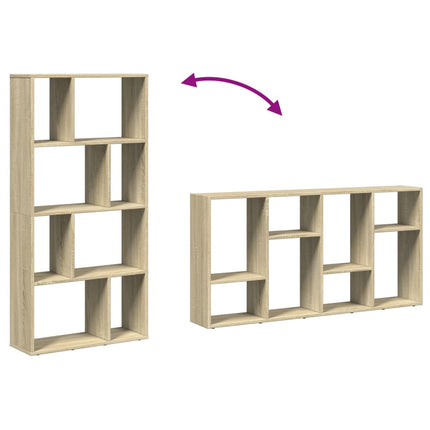 Boekenkast 60X20X120,5 Cm Bewerkt Hout Kleurig - XdropX