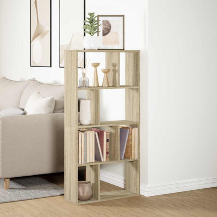 Boekenkast 60X20X120,5 Cm Bewerkt Hout Kleurig - XdropX
