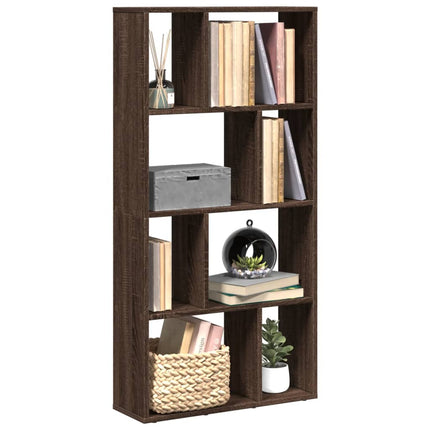 Boekenkast 60X20X120,5 Cm Bewerkt Hout Kleurig - XdropX