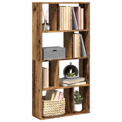 Boekenkast 60X20X120,5 Cm Bewerkt Hout Kleurig - XdropX