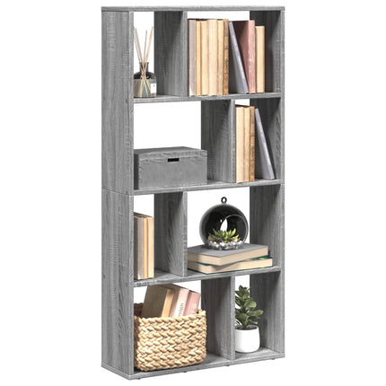 Boekenkast 60X20X120,5 Cm Bewerkt Hout Kleurig - XdropX