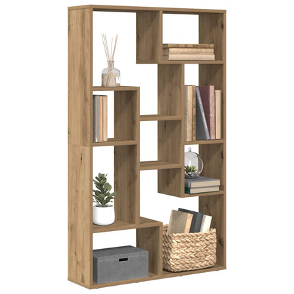 Boekenkast 60X20X120,5 Cm Bewerkt Hout Kleurig - XdropX