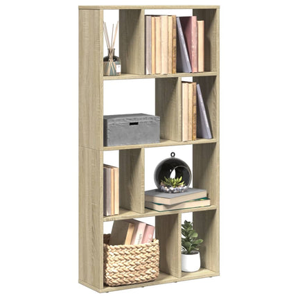 Boekenkast 60X20X120,5 Cm Bewerkt Hout Kleurig - XdropX